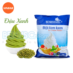 BỘT LÀM KEM TƯƠI BENUSCREAM VỊ ĐẬU XANH