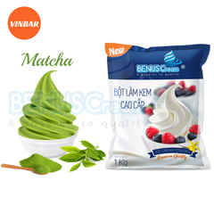 BỘT LÀM KEM TƯƠI BENUSCREAM VỊ MATCHA