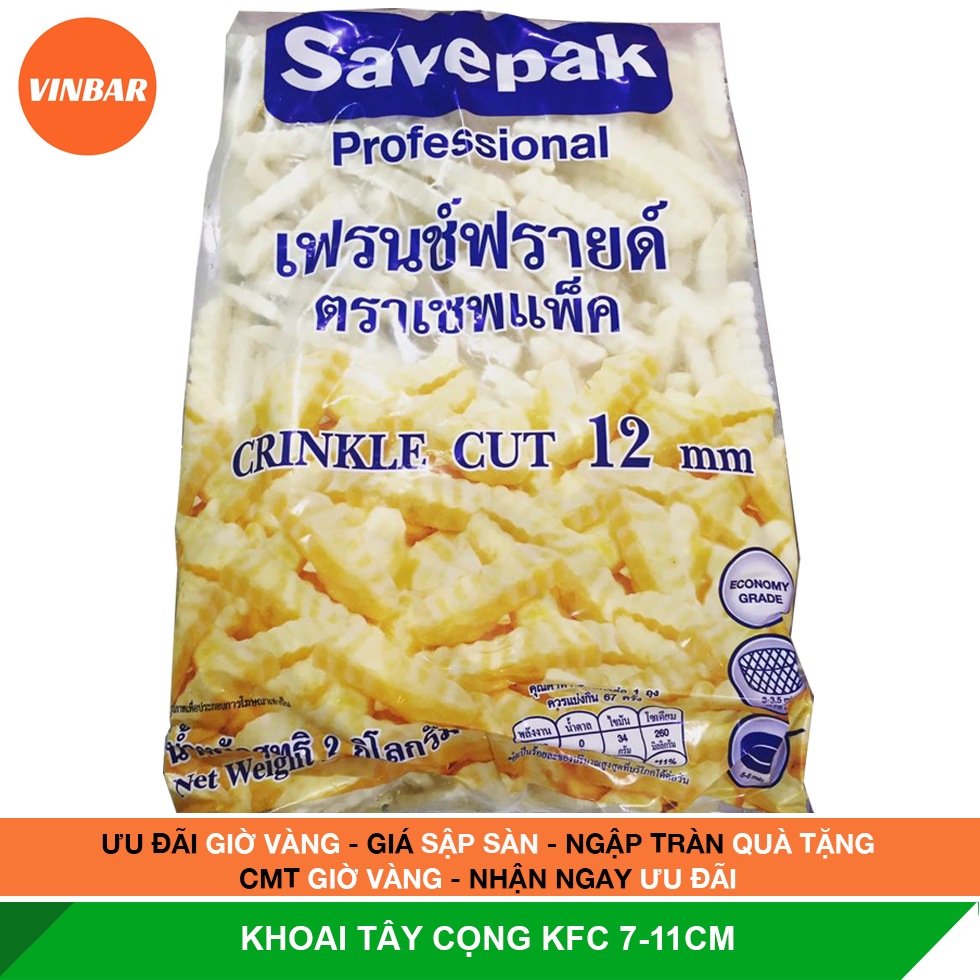 KHOAI TÂY CỌNG KFC 7-11CM