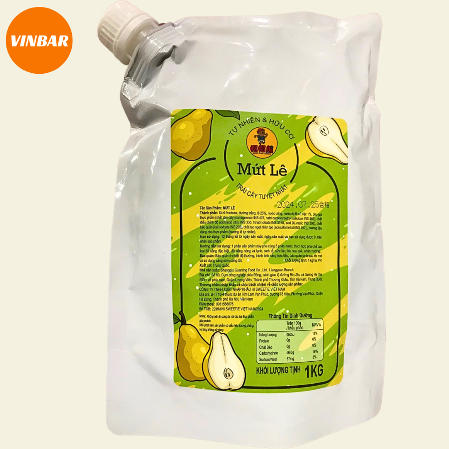 SINH TỐ LÊ MAO MAO 1KG (12 TÚI /THÙNG) - (TÚI)