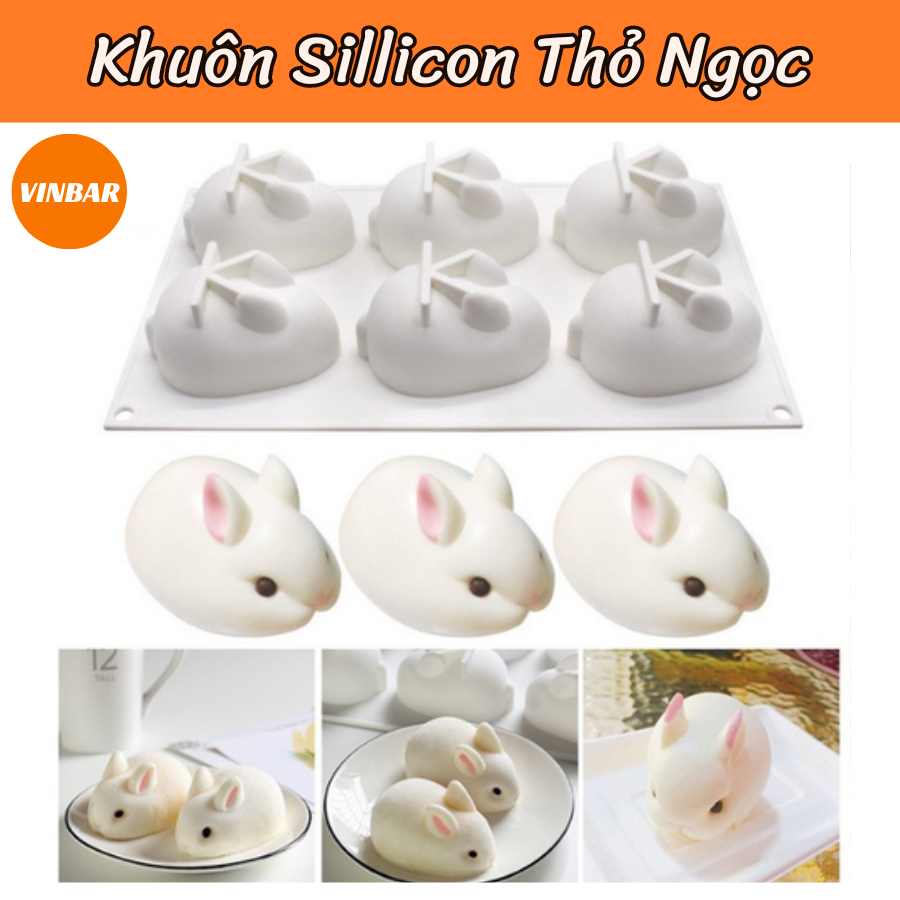 KHUÔN SILLICON THỎ NGỌC