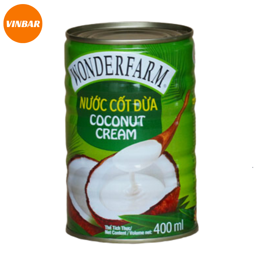 NƯỚC CỐT DỪA WONDERFARM 400ML (24 LON/THÙNG)