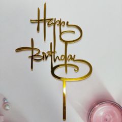 QUE CẮM MICA CHỮ HAPPY BIRTH DAY