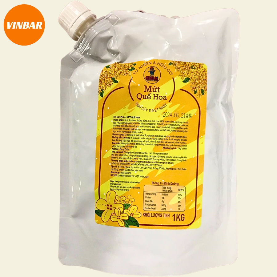 SINH TỐ QUẾ HOA MAO MAO 1KG (12 TÚI /THÙNG) - (TÚI)