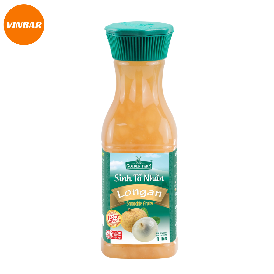 SINH TỐ GOLDEN FARM NHÃN 1 LÍT ( 12 CHAI/THÙNG)