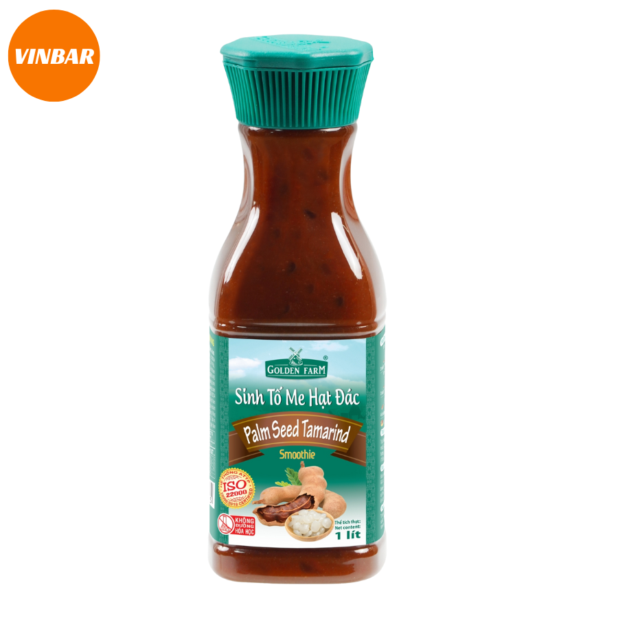 SINH TỐ GOLDEN FARM ME HẠT ĐÁC 1 LÍT (12 CHAI/THÙNG)