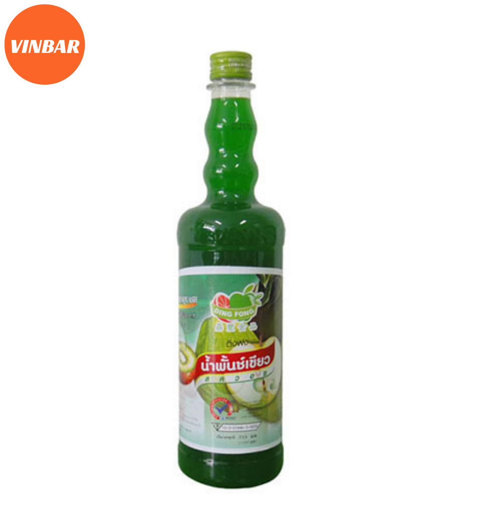 SIRO THÁI DING FONG KIWI CAO CẤP - CHAI 760ML