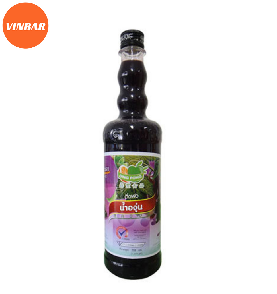 SIRO THÁI DING FONG NHO CAO CẤP - CHAI 760ML