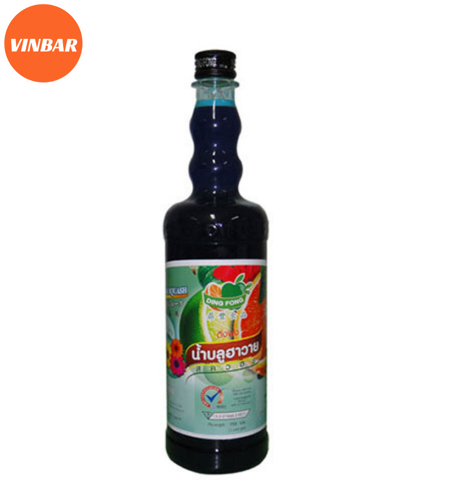 SIRO THÁI DING FONG VỎ CAM CAO CẤP - CHAI 760ML