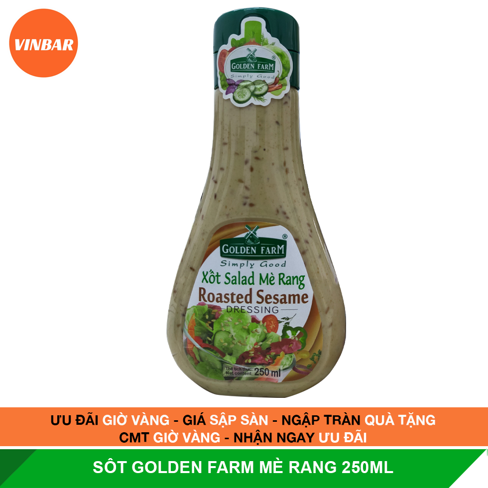 SỐT MÈ RANG GOLDEN FARM 250ML