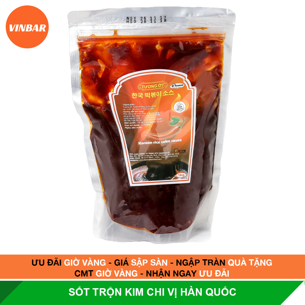 SỐT TRỘN KIM CHI VỊ HÀN QUỐC