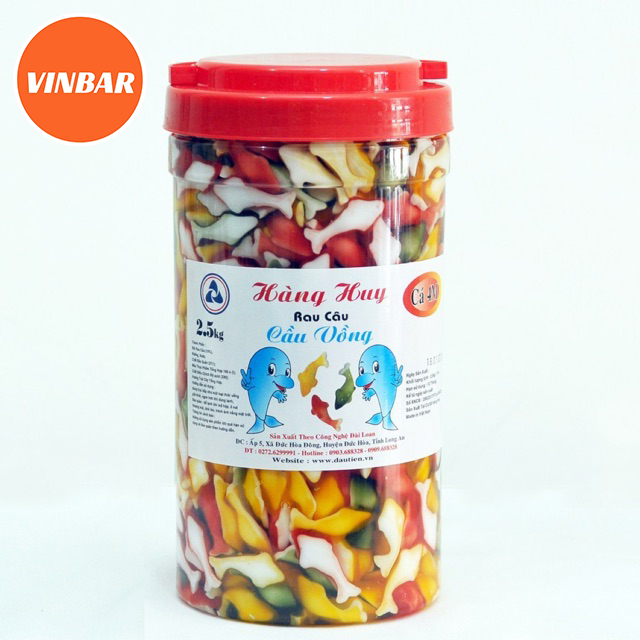 THẠCH CÁ DẺO HÀNG HUY HỦ 2.5KG