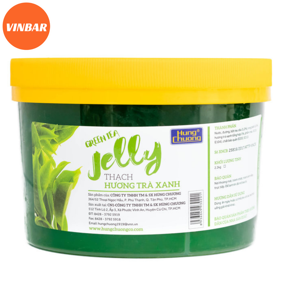 THẠCH JELLY TRÀ XANH HÙNG CHƯƠNG 2.2KG