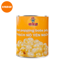 THẠCH HẠT NỔ CỦ NĂNG YẾN MẠCH MAOMAO 850GR (12LON/THÙNG