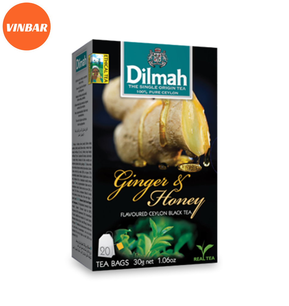 TRÀ DILMAH TÚI LỌC GỪNG - MẬT ONG