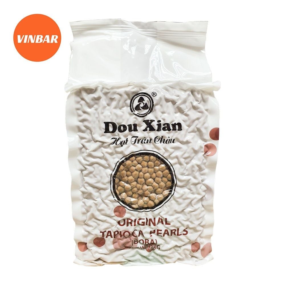 TRÂN CHÂU ĐƯỜNG ĐEN HÀNG HUY - DOU XIAN BỊCH 3KG (SIZE 2.2 - 6 GÓI/THÙNG)