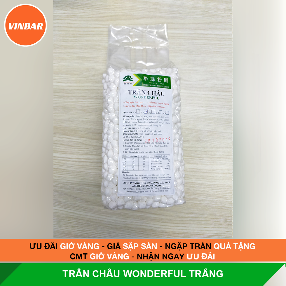 TRÂN CHÂU TRẮNG WONDERFUL 1KG