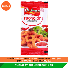 TƯƠNG ỚT CHOLIMEX GÓI 10GR 800 GÓI