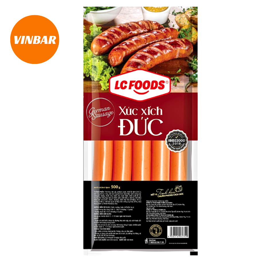 XÚC XÍCH ĐỨC LC (10C/500G)