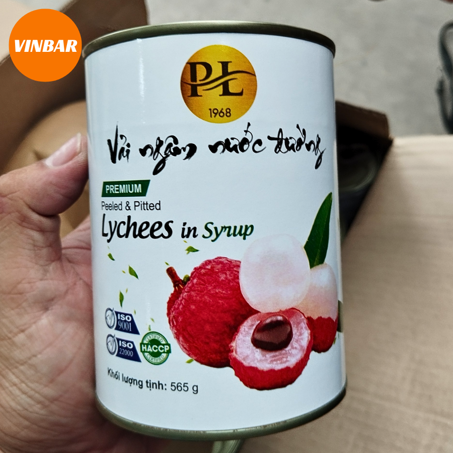 VẢI NGÂM NƯỚC ĐƯỜNG PHƯƠNG LINH 565GR (12 LON / THÙNG)