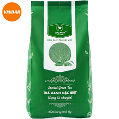 TRÀ XANH ĐẶC BIỆT DẠNG LÁ NHUYỄN - LỘC PHÁT 1KG (12 GÓI/THÙNG)