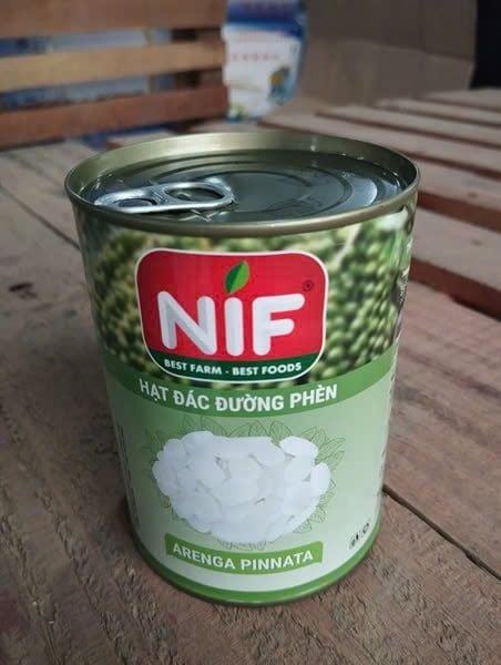 HẠT ĐÁC ĐƯỜNG PHÈN NIF 560GR (12 LON/THÙNG)