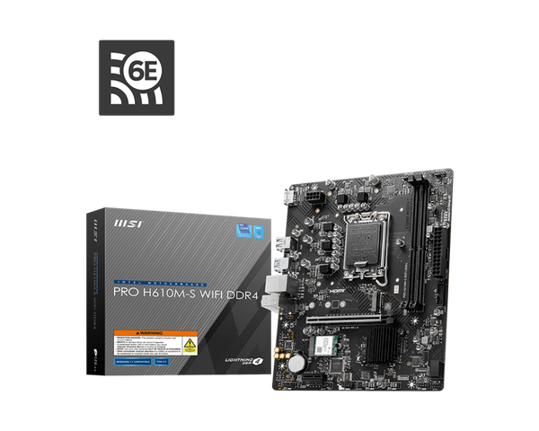 MAINBOARD MSI PRO H610M-S WIFI 6E DDR4