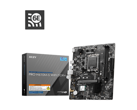 MAINBOARD MSI PRO H610M-S WIFI 6E DDR4