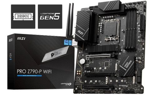 MAINBOARD MSI PRO Z790-P WIFI ( WiFi 6E / Bluetooth 5.3 / LGA1700 / ATX / 4xDDR5 )