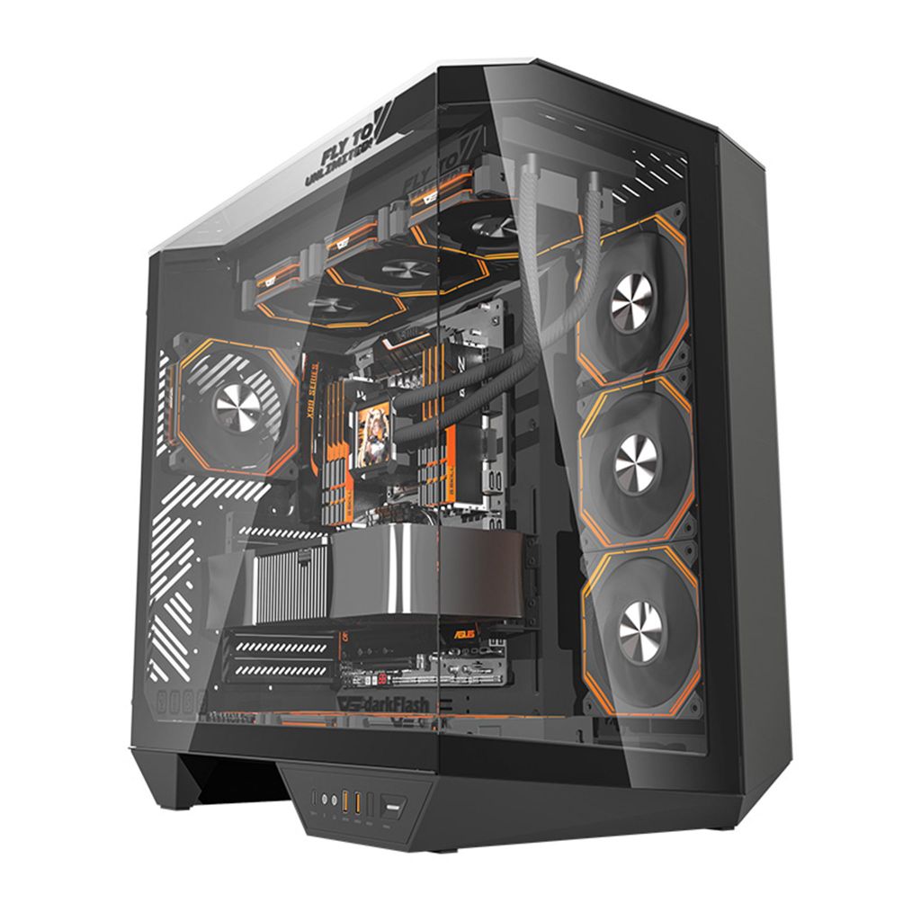 CASE DARKFLASH DY470 BLACK NEW