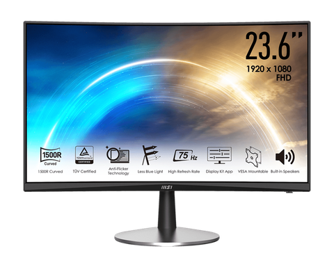 MÀN HÌNH 24 ( 23,6 INCH) CONG 75HZ FHD MSI PRO MP242C NEW