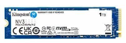 SSD 1TB Kingston NV3 Tốc 6000 MB/s M.2 PCIe Gen4 x4 NVMe NEW