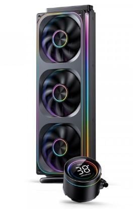 TẢN NHIỆT NƯỚC AIO JONSBO TH-360 ARGB BLACK (HIỂN THỊ NHIỆT ĐỘ)