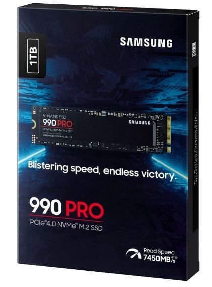 (NEW) SSD Samsung 990 Pro 1TB PCIe Gen 4.0 x4 NVMe V-NAND M.2 2280