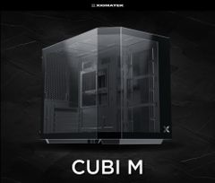 CASE XIGMATEK CUBI M (CHƯA KÈM FAN) KÍNH VUÔNG