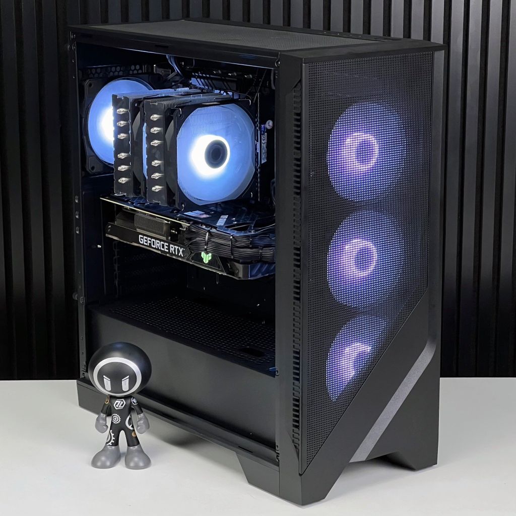 CASE MSI MAG FORGE 320R AIRFLOW + 4 FAN ARGB