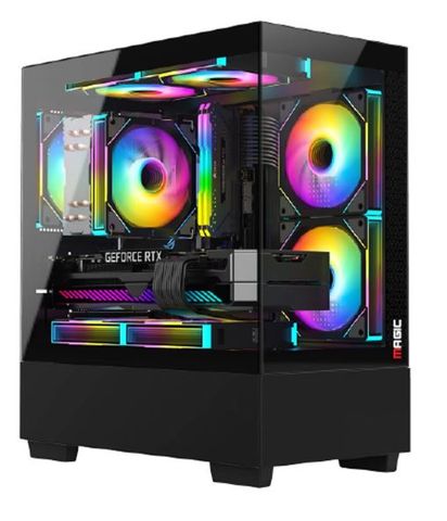 Thùng máy Case Magic MIX-Tower Đen | M-ATX, CHƯA KÈM FAN NEW