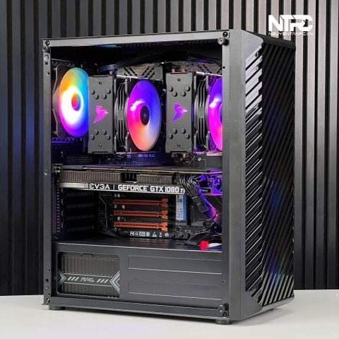 Cấu hình DUAL XEON E5 2699v3/ X99/ 128G RAM/ NVME 1TB/ 750W/ GTX1080ti