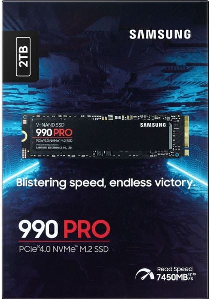 SSD 2TB SAMSUNG 990 PRO 7450/6900 PCIe GEN 4.0 NVMe NEW