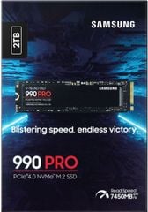 SSD 2TB SAMSUNG 990 PRO 7450/6900 PCIe GEN 4.0 NVMe NEW