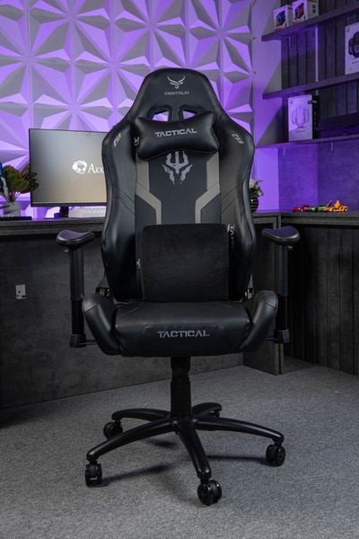 GHẾ GAMING CENTAUR TACTICAL CRA BLACK