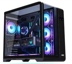 CASE MIK BARBATOS ATX (BLACK) - CHƯA KÈM FAN