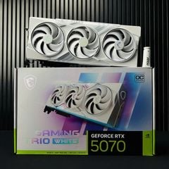 (NEW) MSI GeForce RTX 5070 12G GAMING TRIO OC WHITE GDDR7