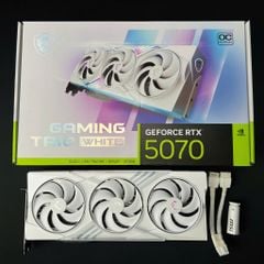 (NEW) MSI GeForce RTX 5070 12G GAMING TRIO OC WHITE GDDR7