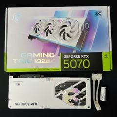 (NEW) MSI GeForce RTX 5070 12G GAMING TRIO OC WHITE GDDR7