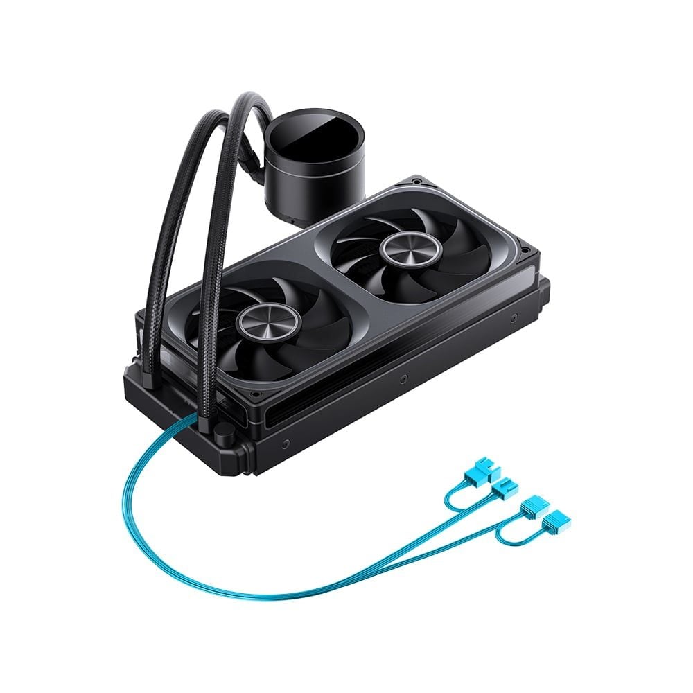 TẢN NHIỆT NƯỚC AIO JONSBO TH-240 BLACK (ARGB - HIỂN THỊ NHIỆT ĐỘ) NEW
