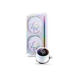TẢN NHIỆT NƯỚC AIO JONSBO TH-240 WHITE (ARGB - HIỂN THỊ NHIỆT ĐỘ) NEW