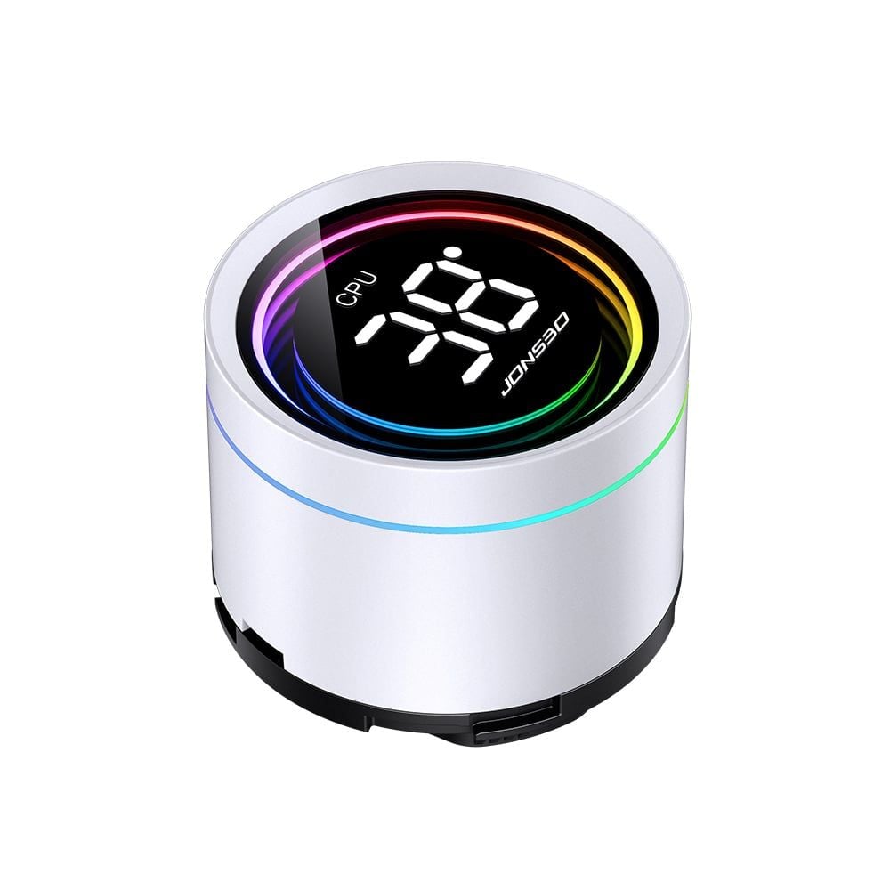 TẢN NHIỆT NƯỚC AIO JONSBO TH-360 ARGB WHITE (HIỂN THỊ NHIỆT ĐỘ)