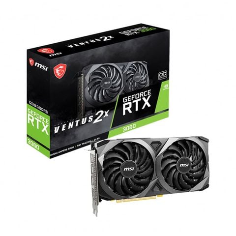 (NEW) VGA MSI RTX 3060 12GB GDDR6 Ventus 2X OC