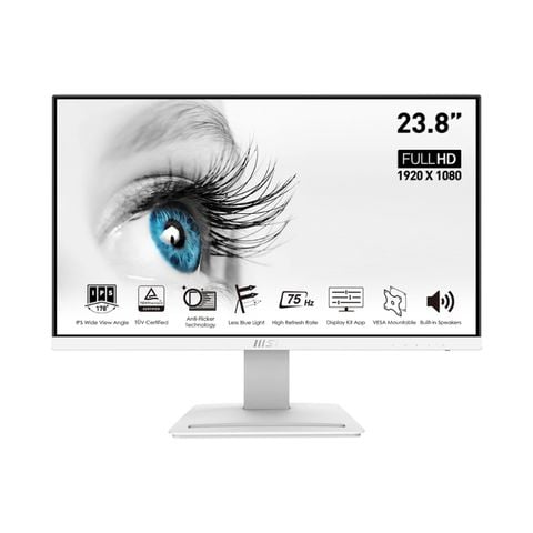 MÀN HÌNH MSI PRO MP243W 24IN 75HZ IPS FULLHD ( MÀU TRẮNG - HDMI / DP ) NEW